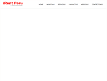 Tablet Screenshot of irentperu.com